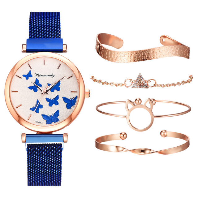 Blue with bracelet