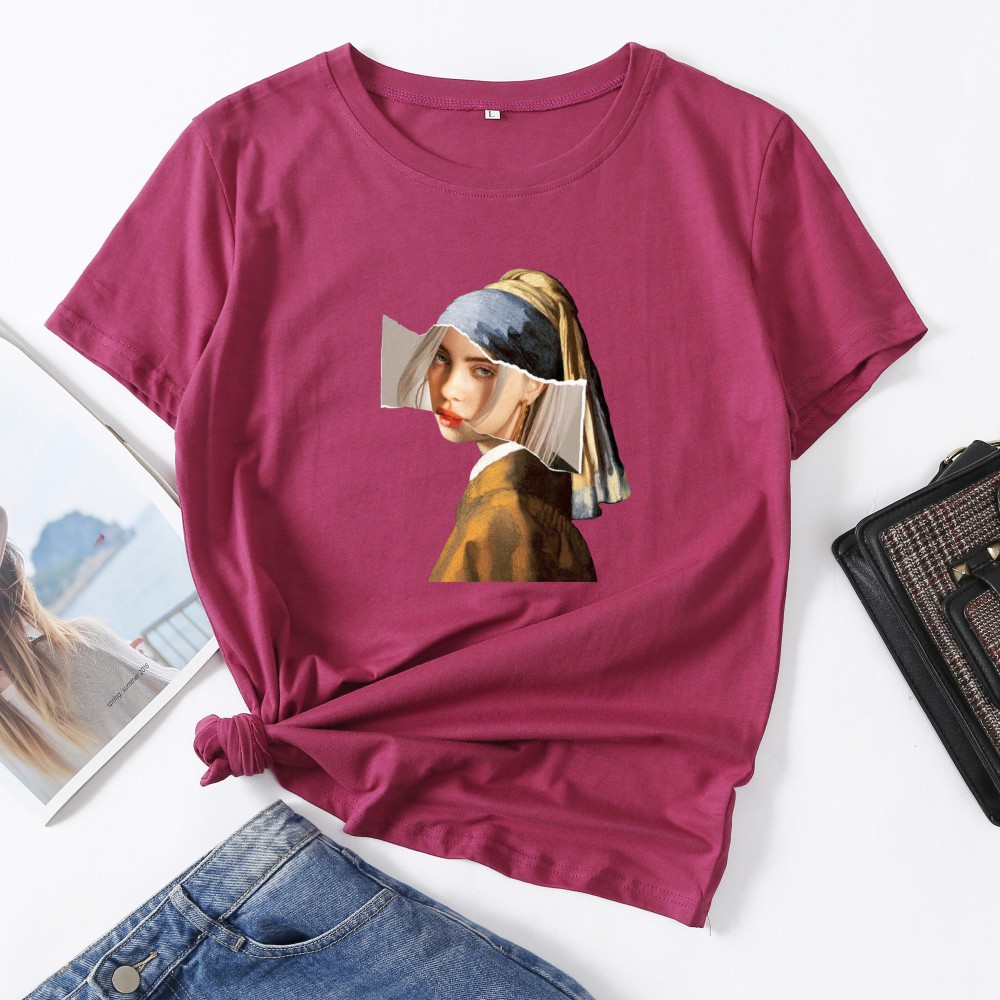 Loose casual short sleeve female T-shirt