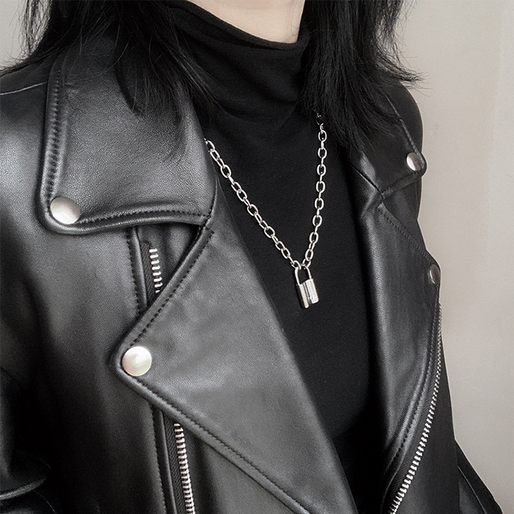 Small collar titanium steel necklace clavicle chain