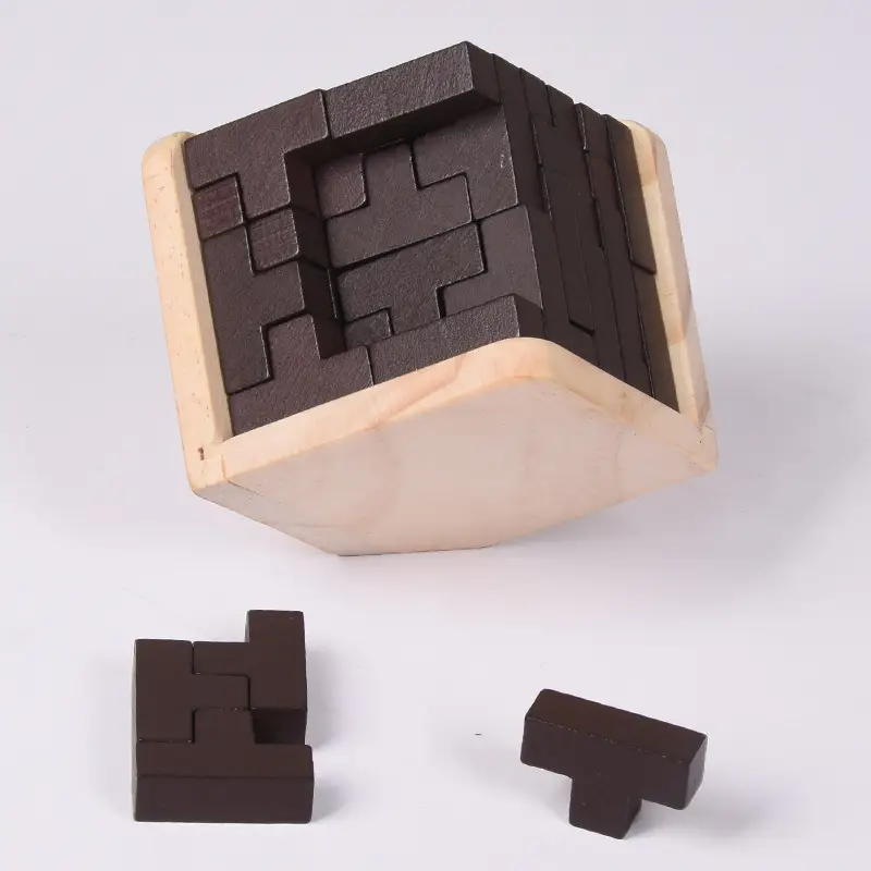 Wooden educational toy Kongming lock Luban lock