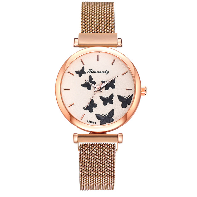 Rose gold Black