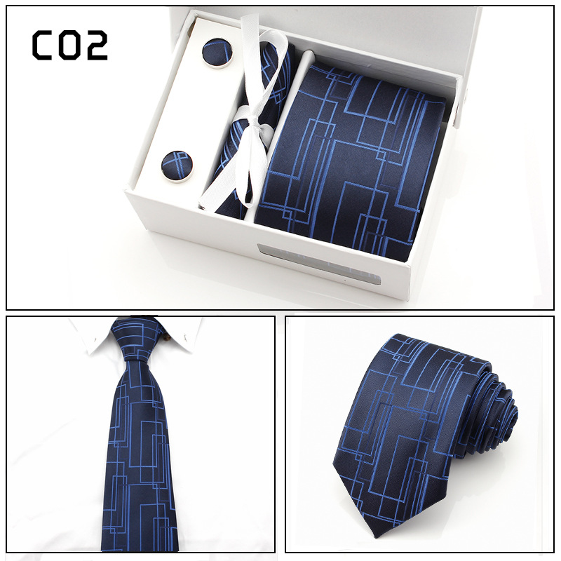 Six-piece men's formal tie