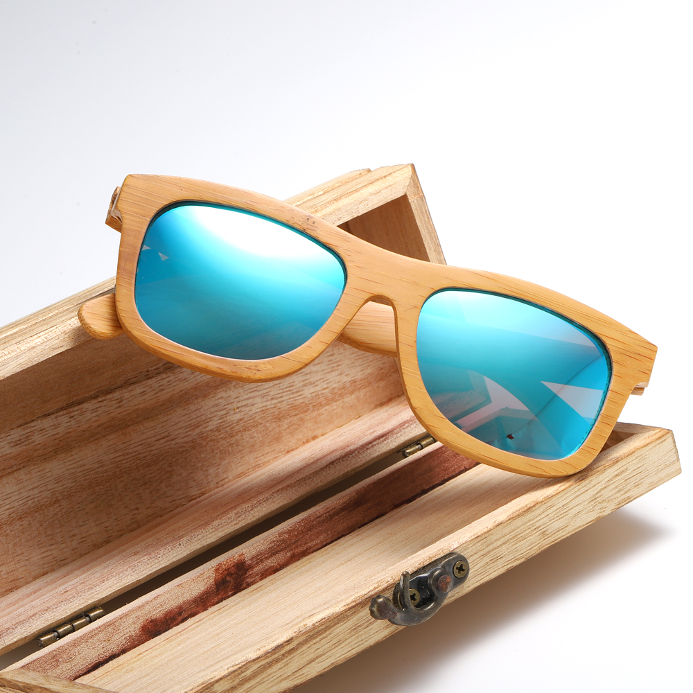 New trendy bamboo sunglasses - Image 5