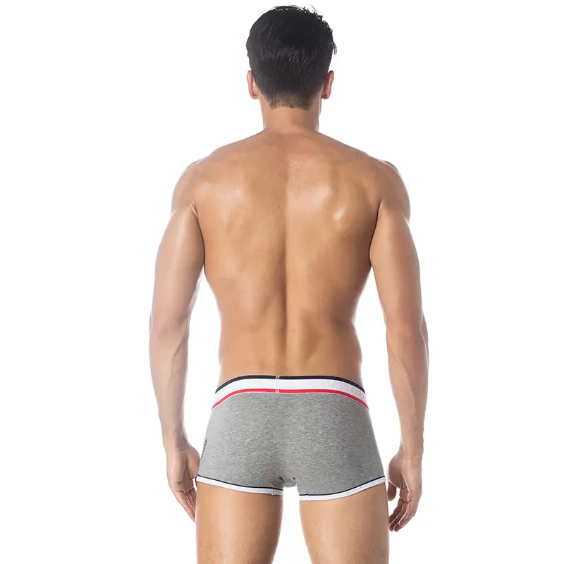 Sexy men's boxer shorts with raised hips