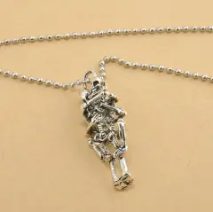 Love to fall, love the pendant, European and American retro necklace - Silver - View 1