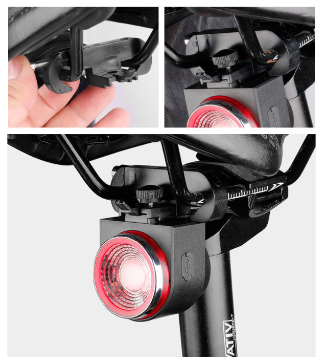 Wireless remote control smart bicycle tail light