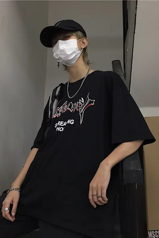 Alphabet casual T-shirt