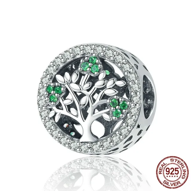 Life Tree S925 Sterling Silver Beaded Accessories Pendant - Shop at LoveMi