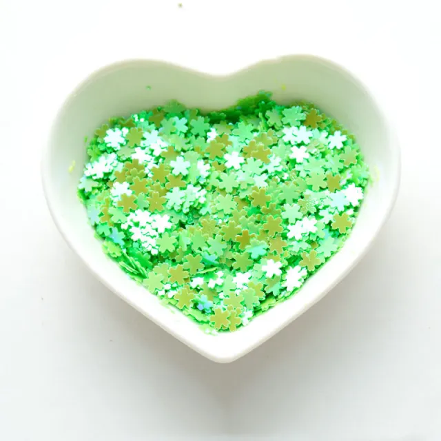 Cherry blossom sequin handmade Symphony Green - Shop at LoveMi