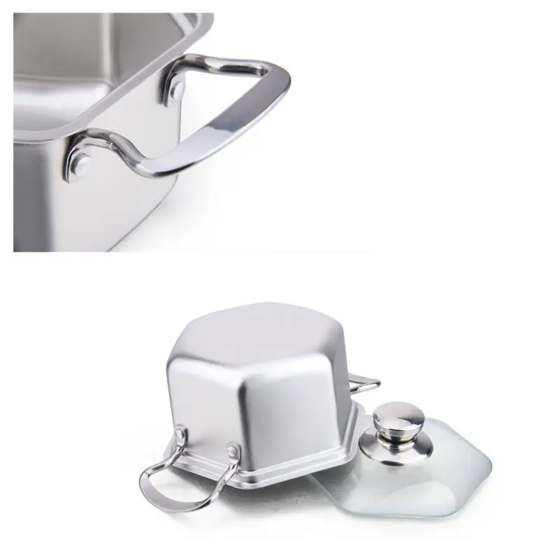 Self service small hot pot thickened 304 stainless steel mini hot pot