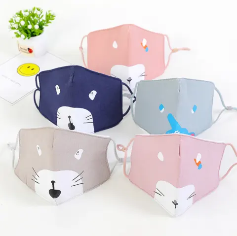 Kid Carton Cotton Facial Mask Adult