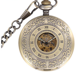 Bronze Mechanical Pocket Watch, picture 3 of 3