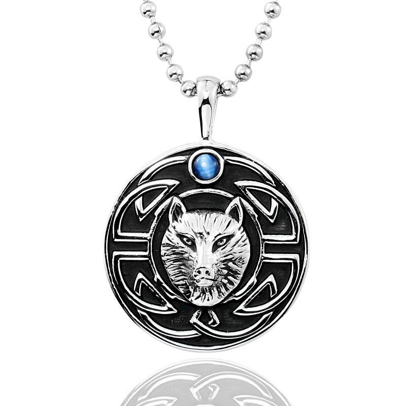 Wolf Head Pendant