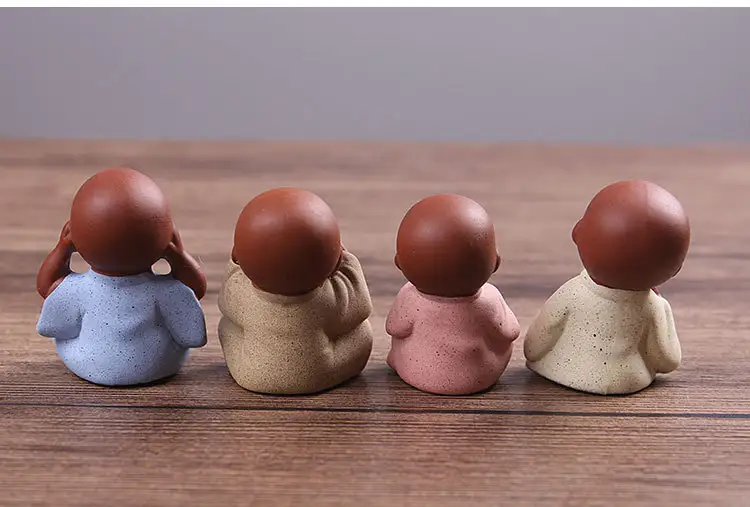 Shaolin small doll car decoration