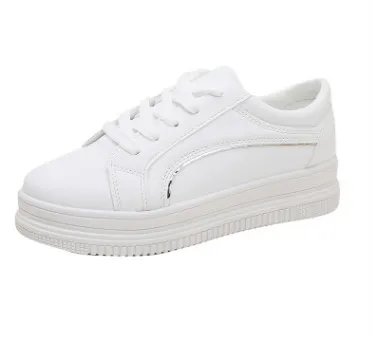 thick soled casual sports shoes Silver - Shop at LoveMi
