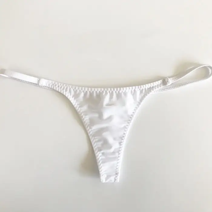 Sexy ice silk men's low waist shorts