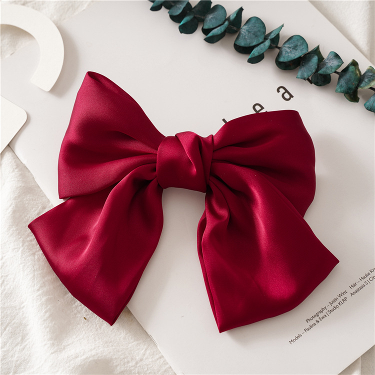 Bow hair clip Red - Shop at LoveMi