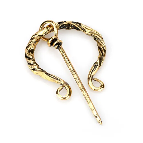 Twisted Cloak Pin Gold - Shop at LoveMi