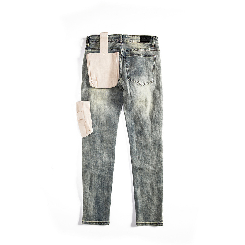 Functional jeans men's tide