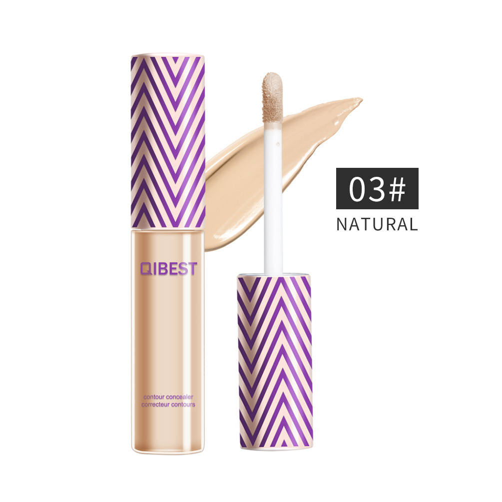Full Cover 5 Colors Liquid Concealer Eye Dark Circles Cream Face Corrector Number 3 - Shop at LoveMi