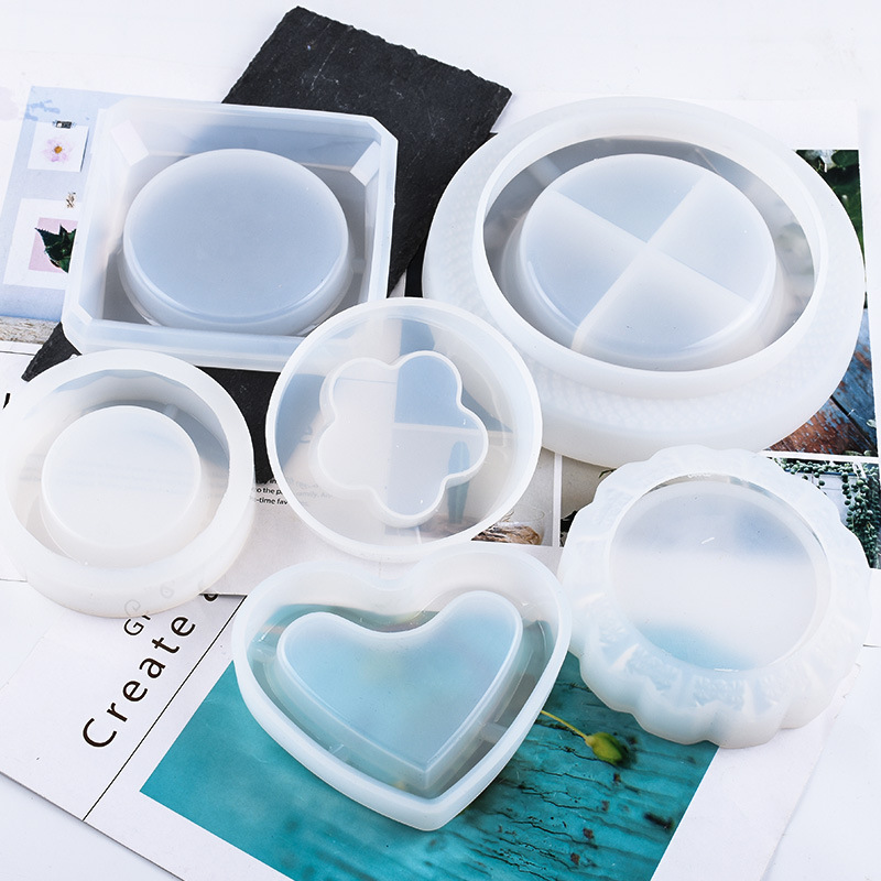 DIY Crystal Epoxy Ashtray Round Mould