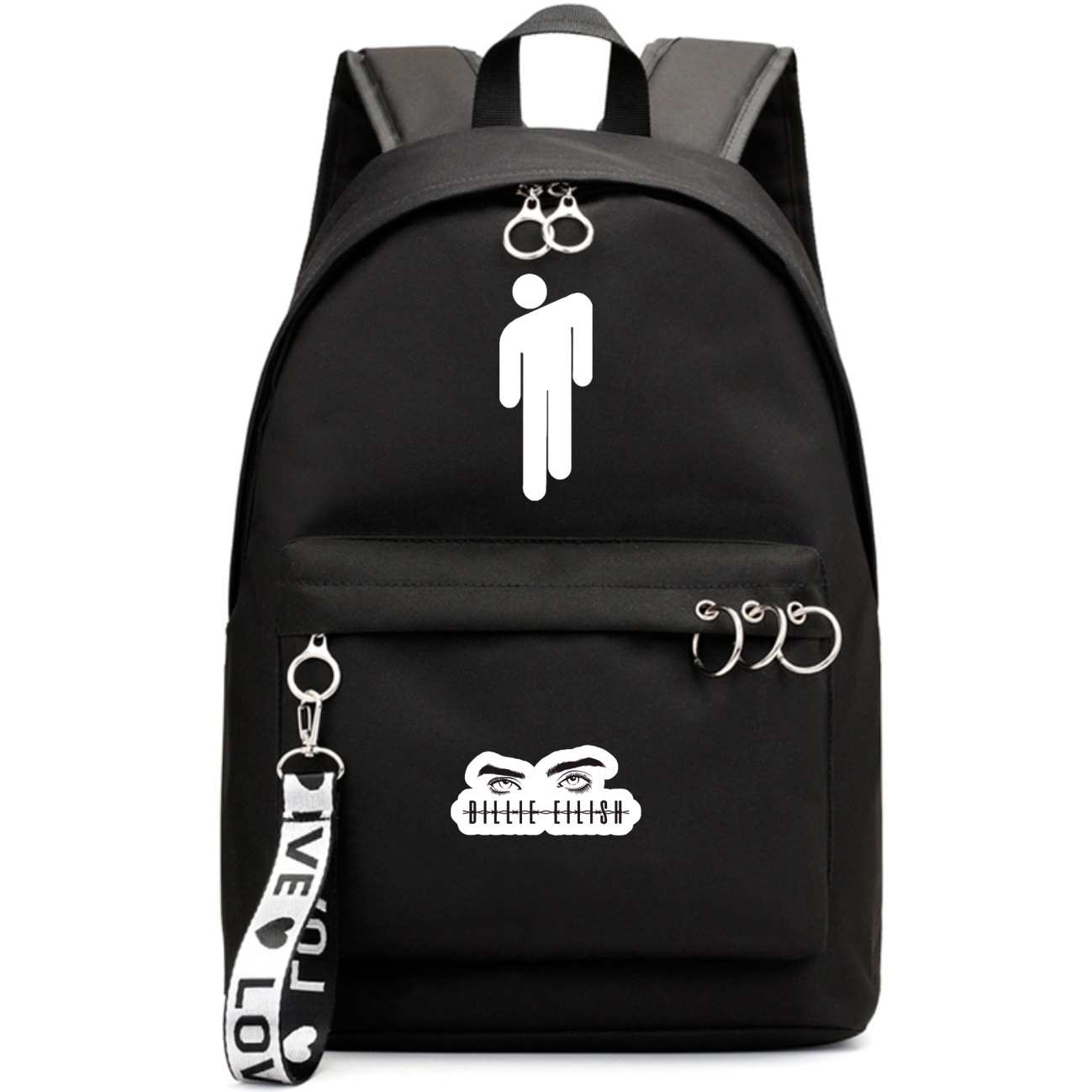 Billie Eilish Shoulder Bag Student Men and Women