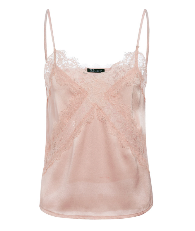 Sexy hollow solid color lace suspenders