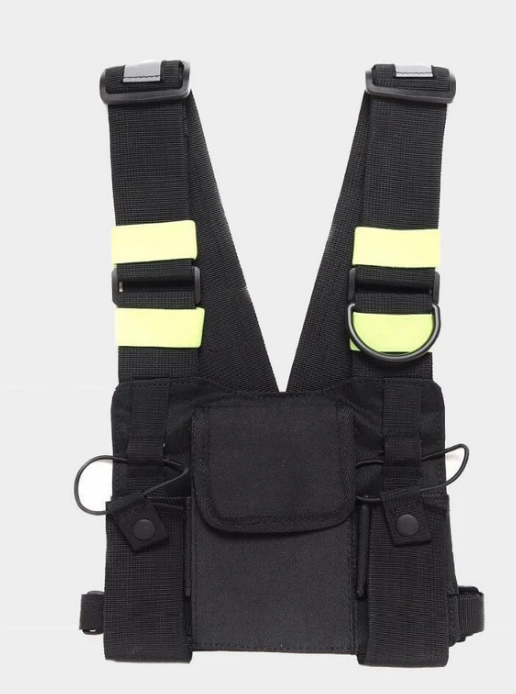 Title 3, Intercom Tactical Reflective Double Chest Bag E...