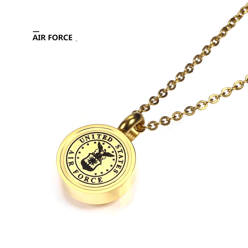 Titanium steel men and women soldier pendant