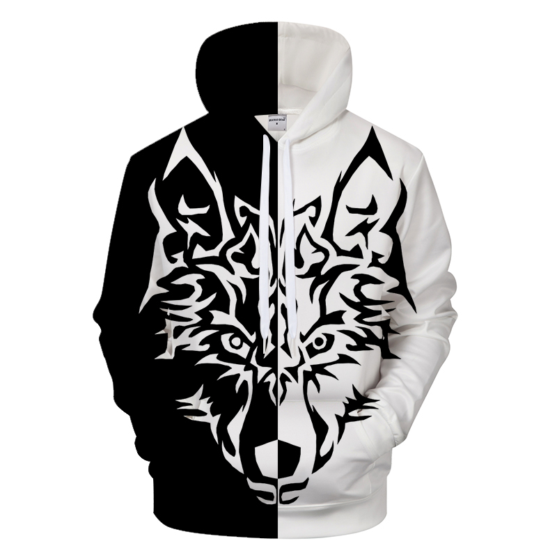 Wolf print sweatshirt