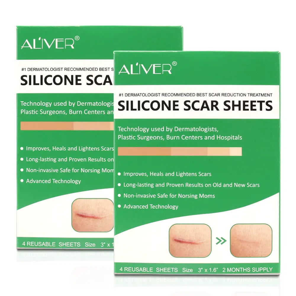 Small size self-adhesive scar removal sticker