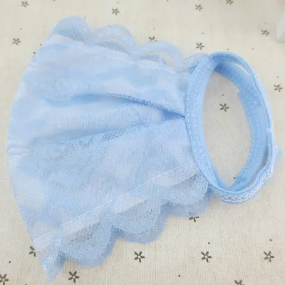 Spring and autumn lace mask thin chiffon breathable Blue - Shop at LoveMi