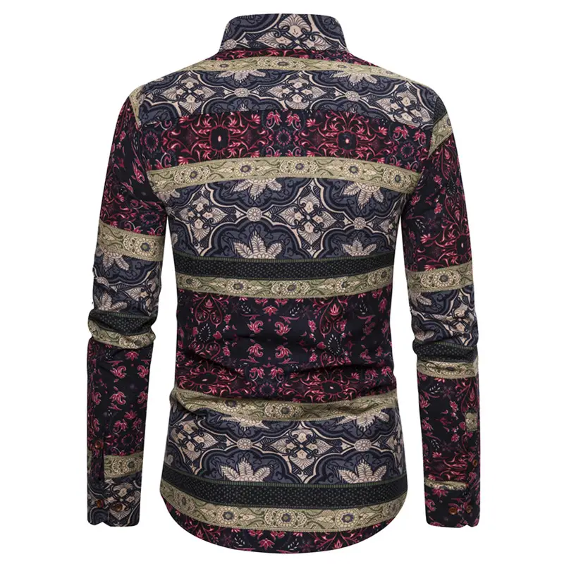 Stylish slim men's oversized shirt