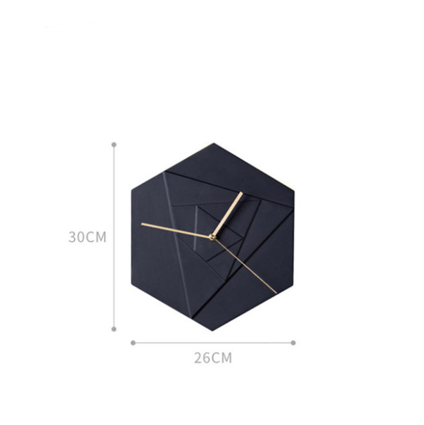 Perforated Ceramic Wall Clock, picture 4 of 6