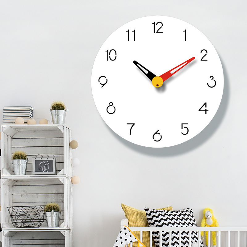 Geometric Acrylic Wall Clock, picture 3 of 4