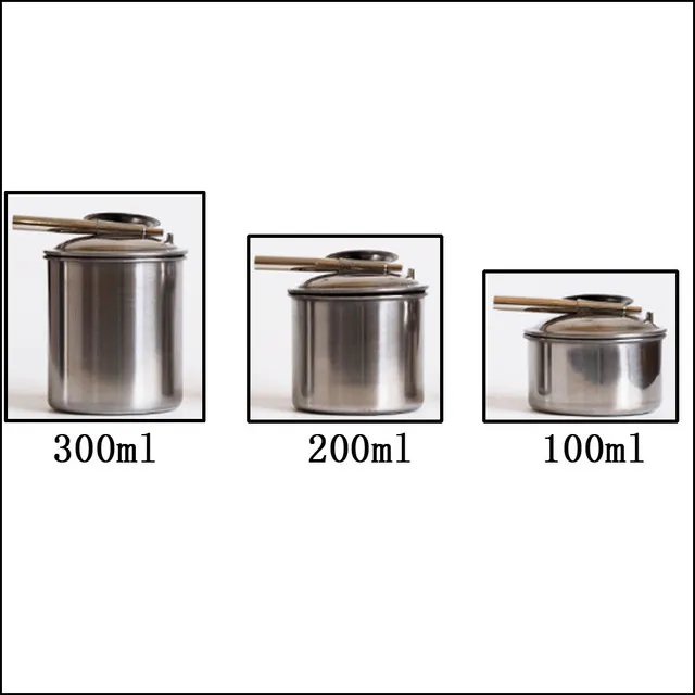 Stainless steel blowing glaze pot - Silver