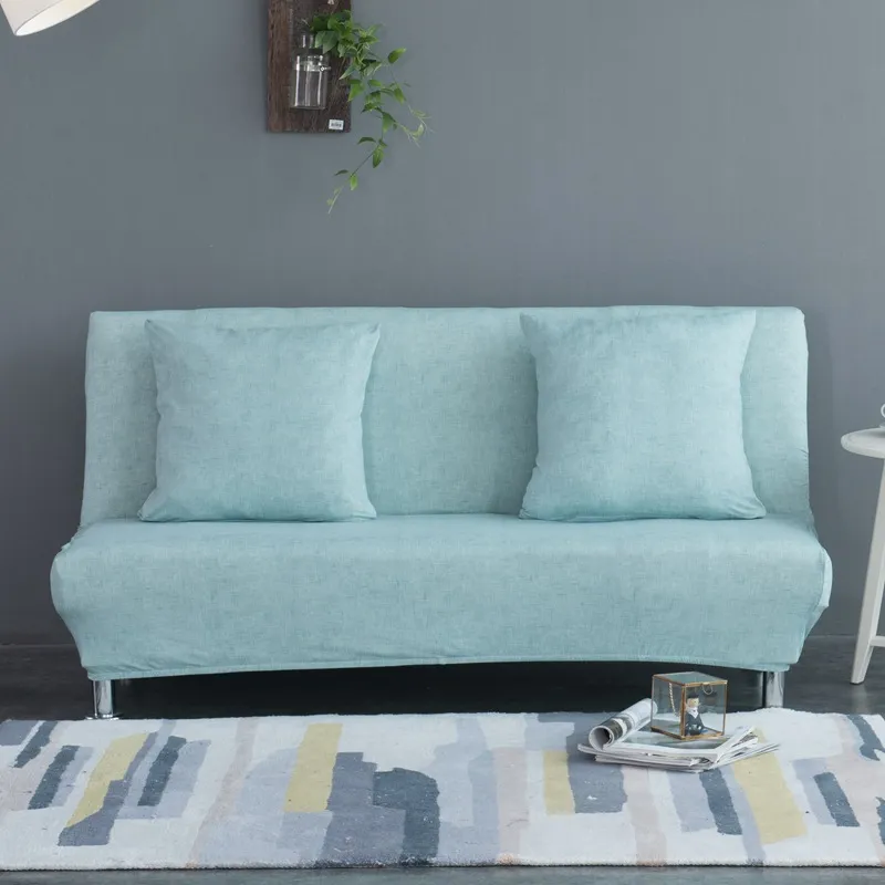 Cover sofa without armrest - Blue