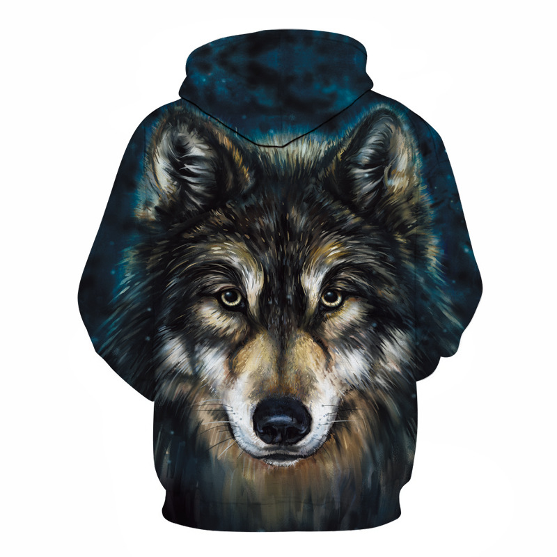 Fashion trend men's hooded sweatshirt