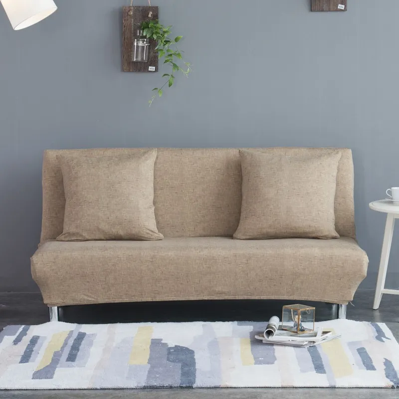Cover sofa without armrest - Khaki