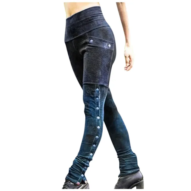 Rivet split sexy feet pants Blue Grey - Shop at LoveMi
