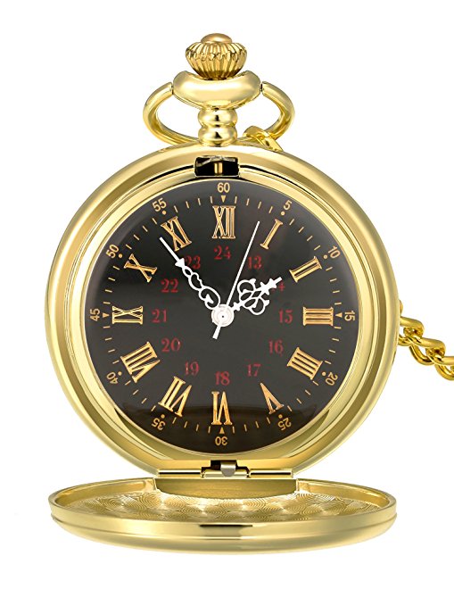 Manual Pocket Watch Student Quartz Necklace Pocket Watch Double