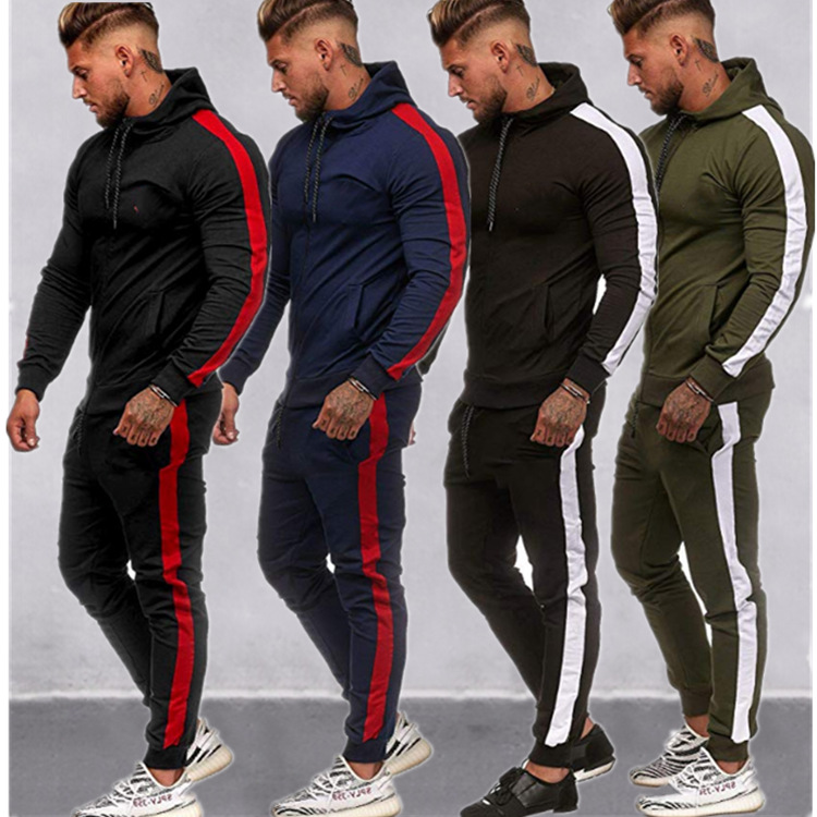 Men's hooded sweater suit
