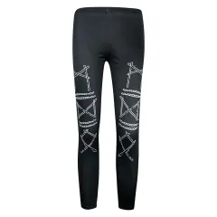 Punk style sports leggings - View 1