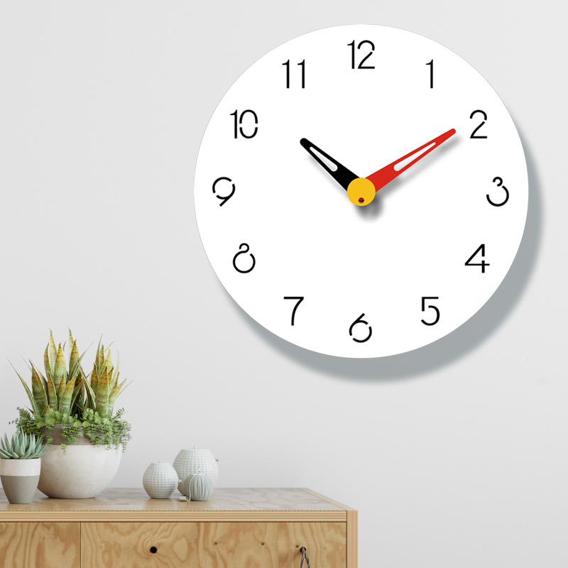 Geometric Acrylic Wall Clock, picture 4 of 4