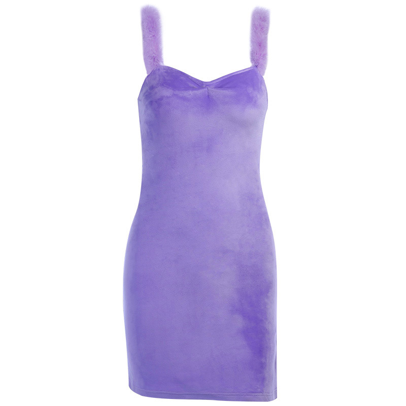 Soft suede dress