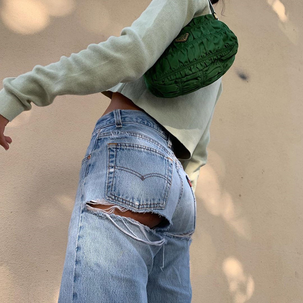 Soft milk blue cardigan