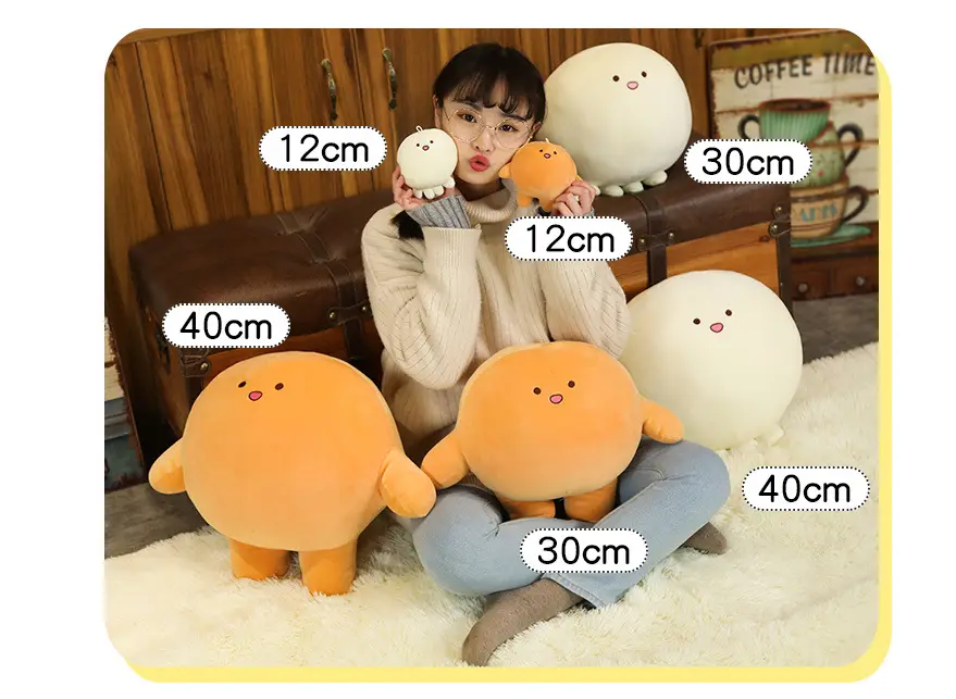 Cartoon cute sea creature octopus pillow sofa toy