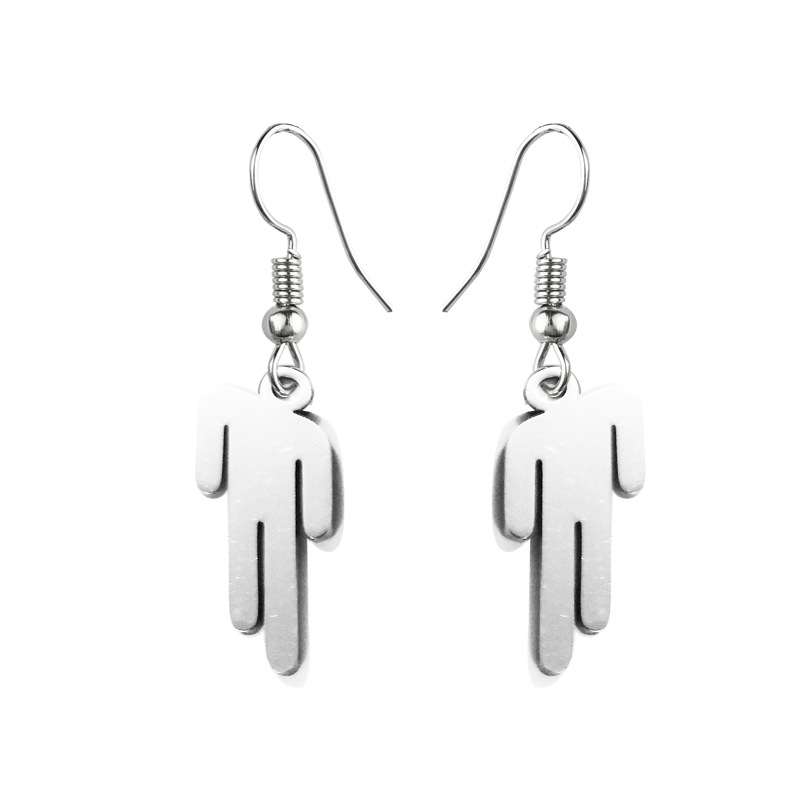 European and American rapper earrings