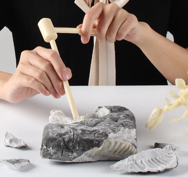 DIY puzzle dinosaur archaeological excavation toys