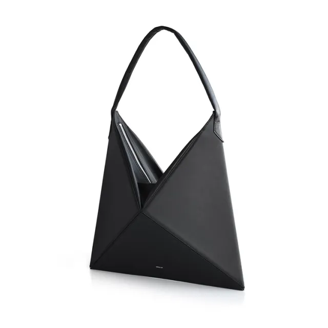Folding tote shoulder bag Black - Shop at LoveMi